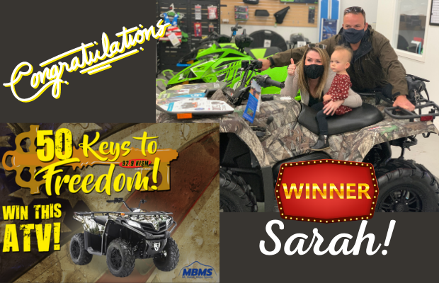 50 Keys to Freedom Winner!