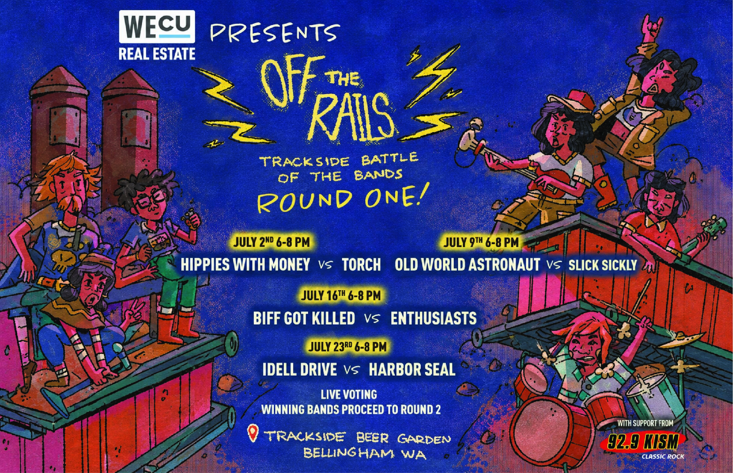 Off the Rails – Battle of the Bands | Classic Rock 92.9 KISM